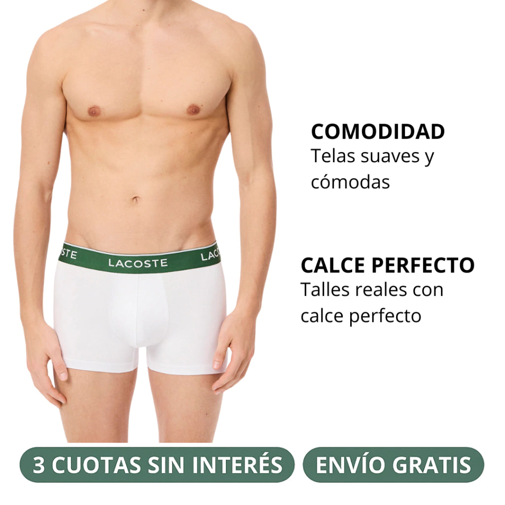 PACK X6 Boxers 🐊/Tommy + 6 Pares de Medias ¡De regalo!