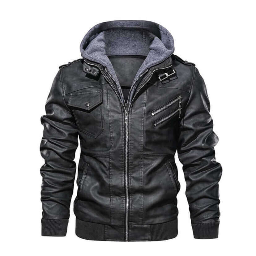 Campera de Cuero Masculina