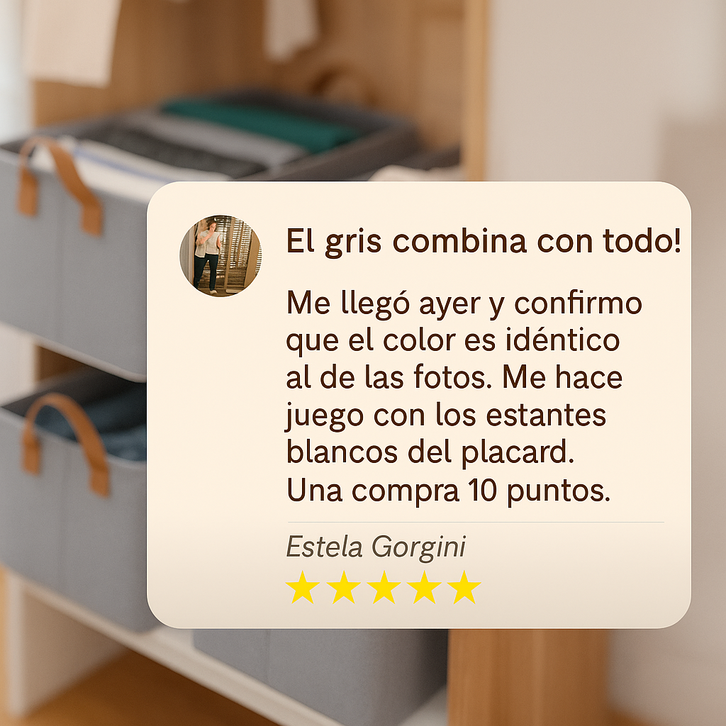 Organizadores de Ropa Plegables (Comprá 3 y lleváte 6)