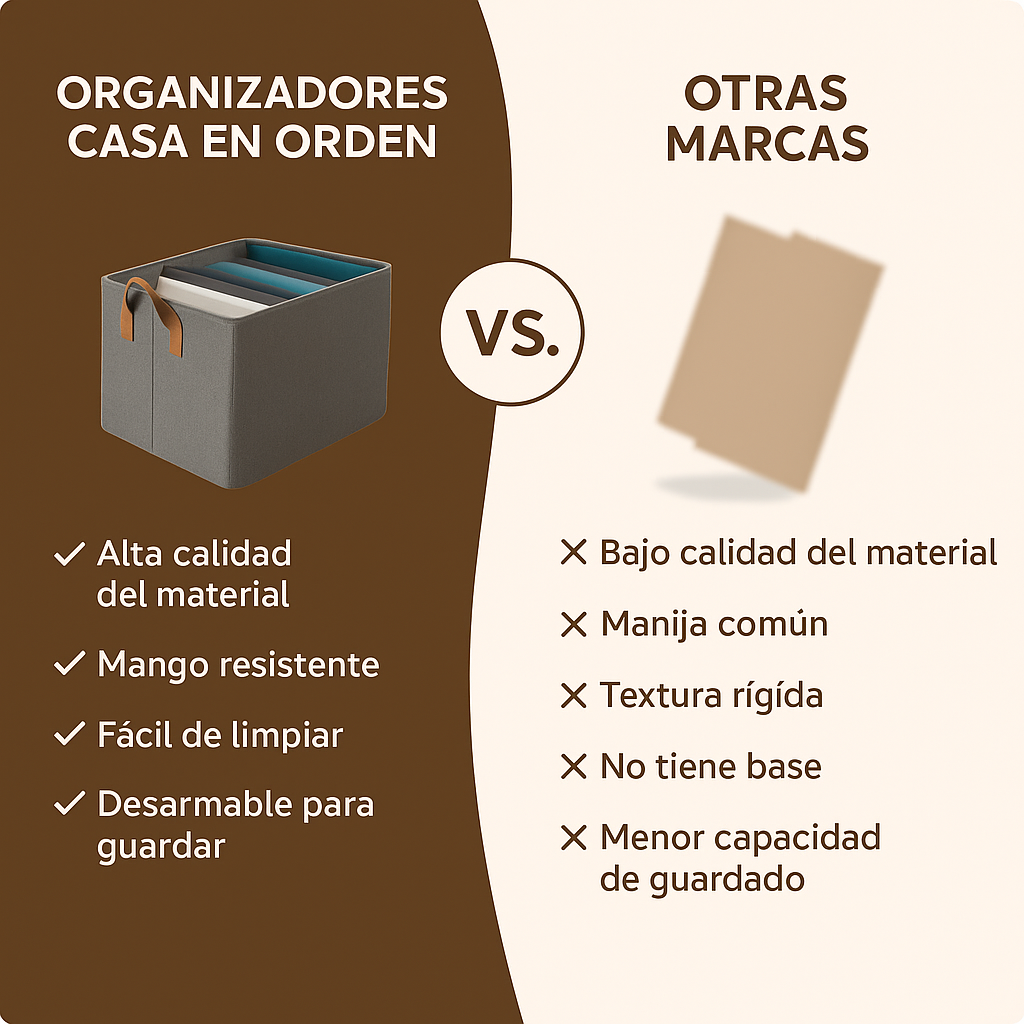 Organizadores de Ropa Plegables (Comprá 3 y lleváte 6)