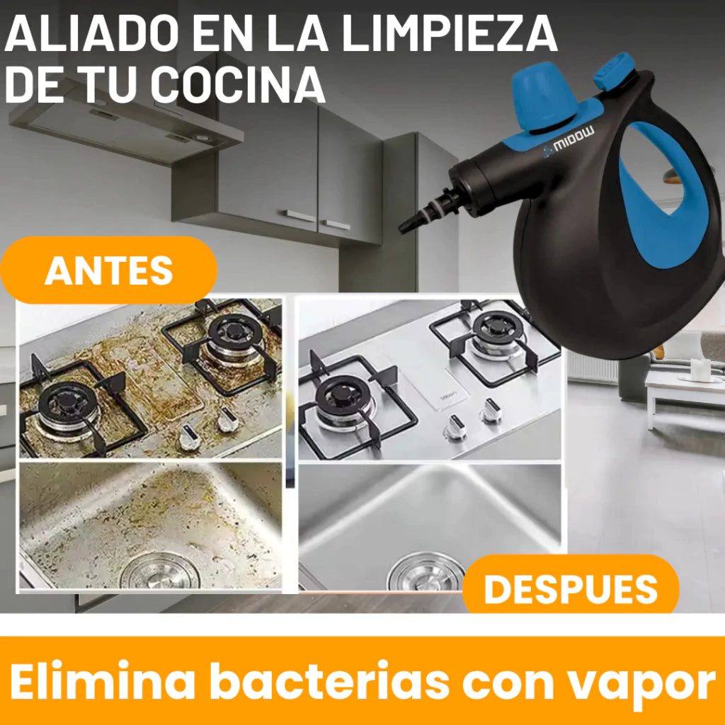 VaporClean - Limpiadora A Vapor Multiuso - 50% OFF SOLO POR HOY
