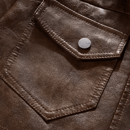 Campera de Cuero Masculina