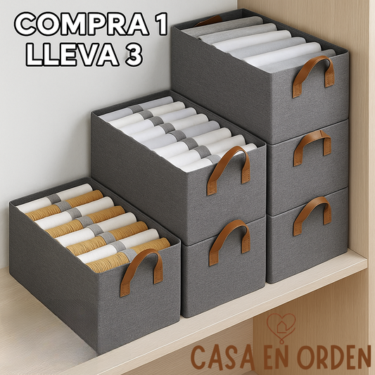 Organizadores de Ropa Plegables  3x1