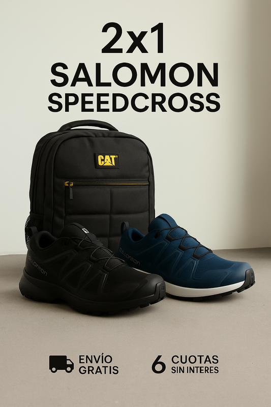 2x1 Salomon Speedcross + Mochila Cater Regalo