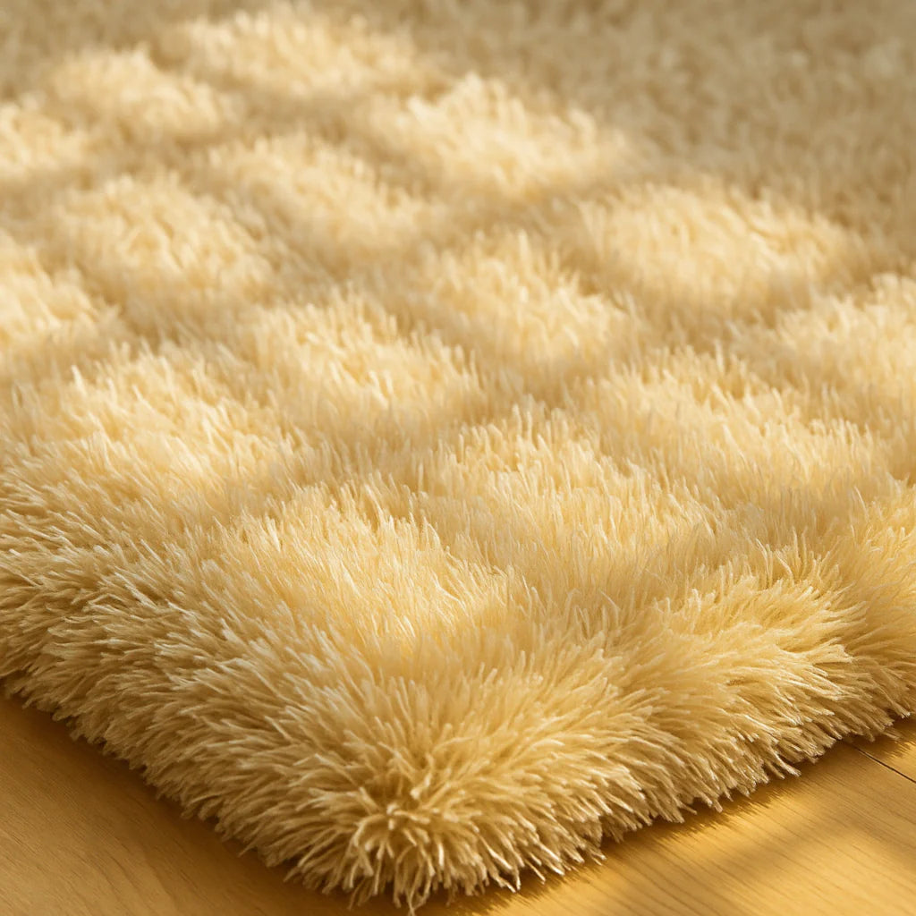 Alfombra Moderna Pelo Largo 1x1,5Mts + Humidificador difusor de aroma efecto FUEGO ¡DE REGALO!