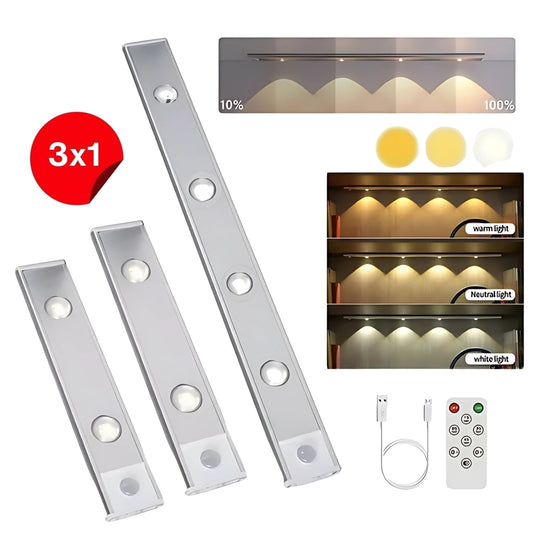 ¡PROMO 3X1! Barra Led con Sensor Movimiento 3 en 1